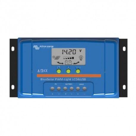 Régulateur de charge solaire BlueSolar PWM-LCD&USB 12/24V-20A