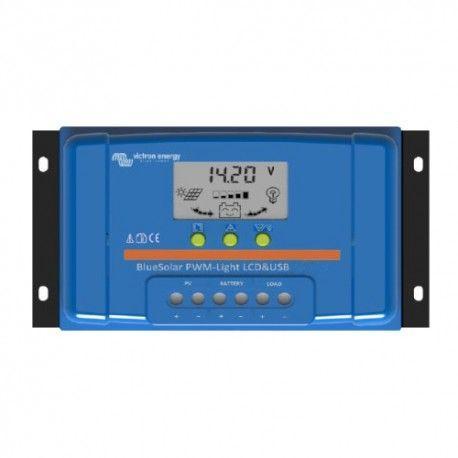 Régulateur de charge solaire BlueSolar PWM LCD 48V-10A