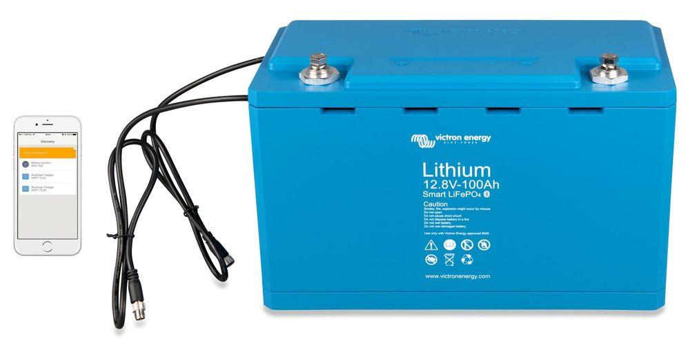 Batterie Lithium 100 Ah (équivalent 200 Ah) - Smart - Swiss-Green