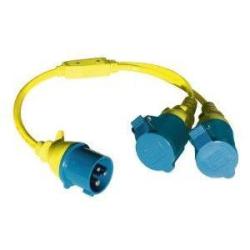 Câble d adaptation 16A vers 32A/250V CEE-CEE