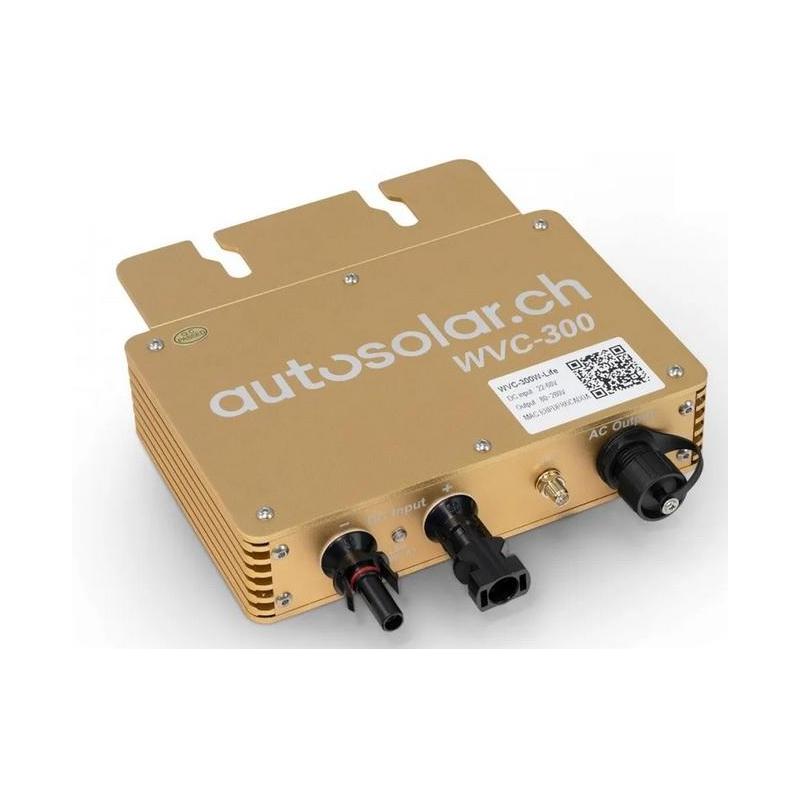 Autosolar - Mikro-Wechselrichter mit AC Kabel 300W - WVC300 - Swiss-Green