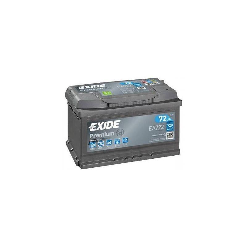 Batterie de voiture Exide 72 Ah - 12 V - Swiss-Green