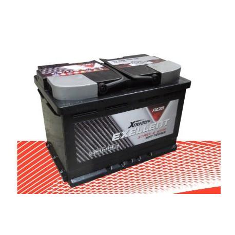 Batterie de démarrage Start-Stop AGM 70 Ah - 12 V - Swiss-Green