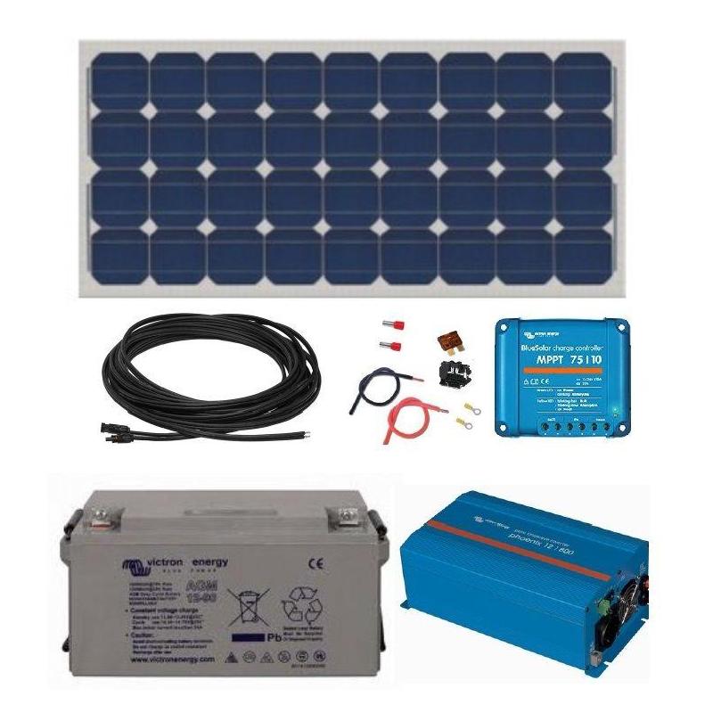 Kit solaire 12V - 115W - Swiss-Green