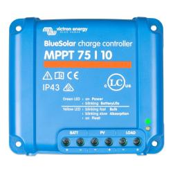 Régulateur de charge solaire Blue Solar MPPT LED 75/10 (12/24V-10A)