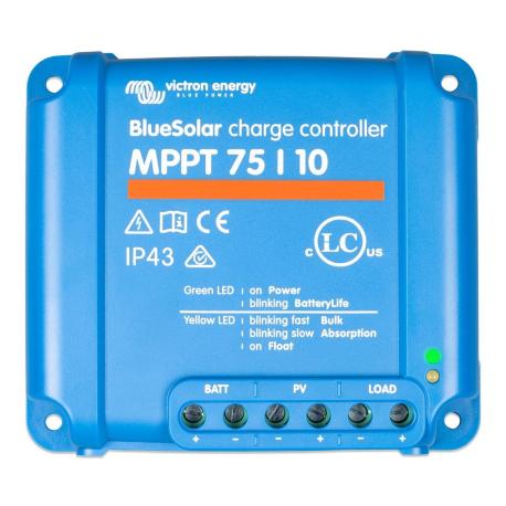 Régulateur de charge solaire Blue Solar MPPT LED 75/10 (12/24V-10A)