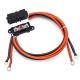 Kabelset 35 mm2 - 1.5 m - MEGA 150 A-Sicherung - M10-Kabelschuhen
