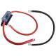 Kabelset 2 x 50 mm2 - 1.5 m - MEGA 400 A-Sicherung - M10-Kabelschuhen.