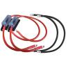 Kabelset 2 x 50 mm2 - 1.5 m - MEGA 400 A-Sicherung - M10-Kabelschuhen.