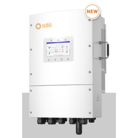 Solis Dreiphasiger Hybrid-Wechselrichter 10 kW mit 2 MPPTs, max. 5 kWp pro MPPT für HV-Batterien