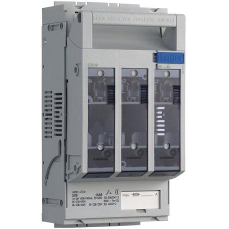 NHS-Lasttrenner DIN00 690VAC 160A Aufbau/Profile Abgang Schraube M8 3 Pole