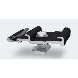 K2 - InsertionRail CrossConnector, schwarz eloxiert