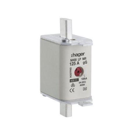 HPC Sicherung Hager DIN00 400VAC 125A gG/gL Zentralwarngerät rostfrei