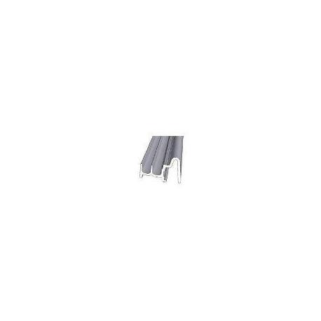 Solrif N - Profilé de finition de bordure, standard, droit, noir - 1160 mm 346N1160L pour Bisol 410
