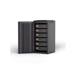 Cabinet armoire précablé pour 6 modules SIMPO (L620 x H1270 x P600 mm) - noir - ZYC