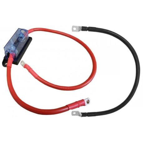 Kabelset 50 mm2 - 1.5 m - MEGA-Sicherungshalter - 4x M8-Kabelschuhe