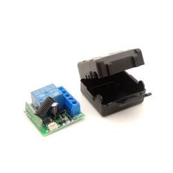 Interrupteur sans fil 10 A sans télécommande 1 récepteur (télécommande 433 MHz)