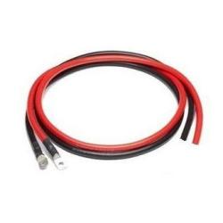 Kabelsatz 6 mm2 - 1.5 m - 2x M10 Kabelschuhe - 2x abisoliert - für 375 W oder 500 W Wechselrichter