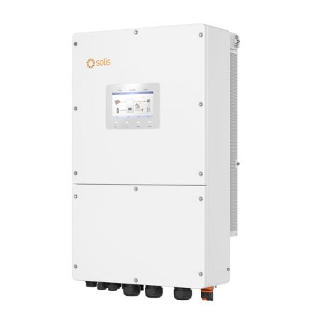 Solis Dreiphasiger Hybrid-Wechselrichter 30 kW mit 3 MPPTs, max. 20 kWp pro MPPT für HV-Batterien