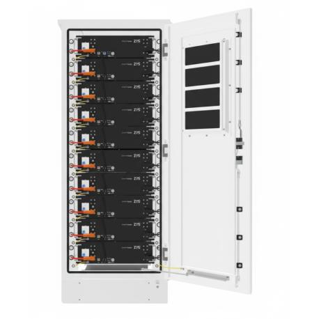 Cabinet armoire précablé pour 10 modules SIMPO (L680 x H1740 x P700 mm) - Outdoor - blanc - ZYC
