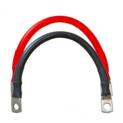 Set de câble 35 mm2 - 0.5 m - 4x cosses M8 - pour mise en parallèle batterie 